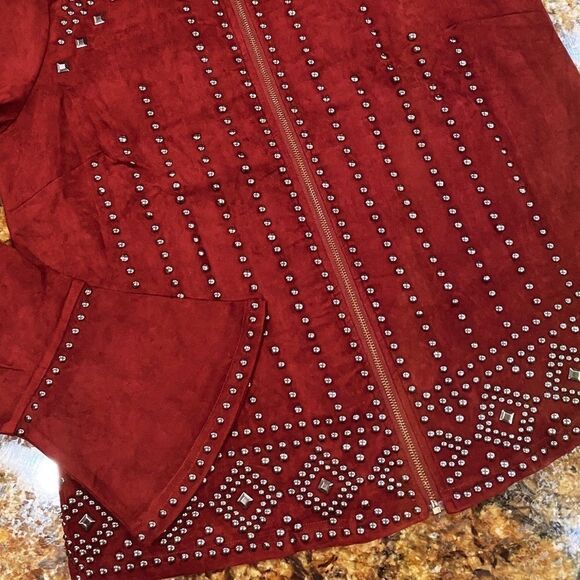 Freebird Vegan Suede Studded Jacket - Picture 9 of 16